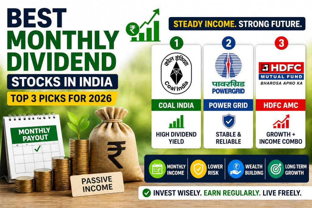 Best Monthly Dividend Stocks in India