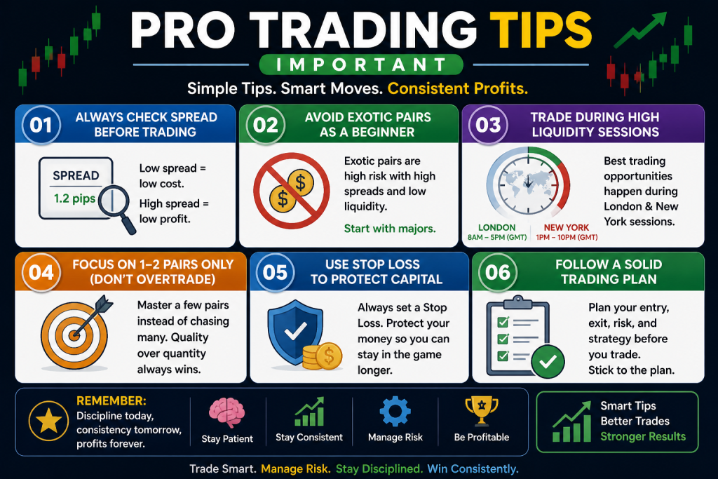 Major Minor Exotic Currency Pairs Explained infographic