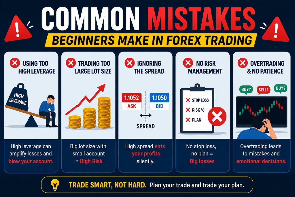 Beginner guide to Spread Lot Size Leverage in Forex