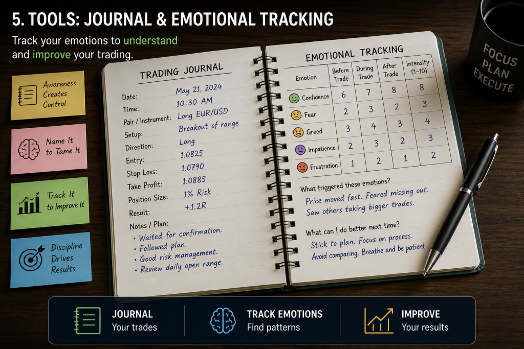 Tools for understanding why emotions control your trades
