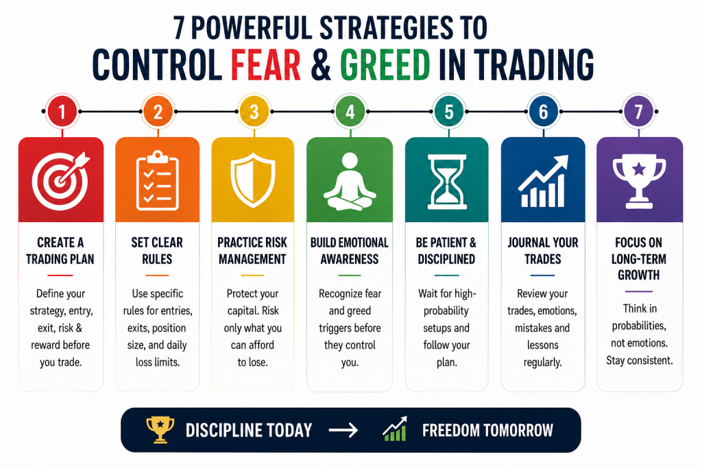 Seven powerful fear vs greed trading control strategies